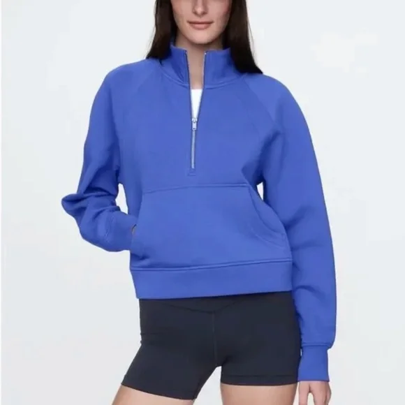 NEW in BAG: never worn: Gap Scuba Half-Zip Sweatshirt - Picture 2 of 10